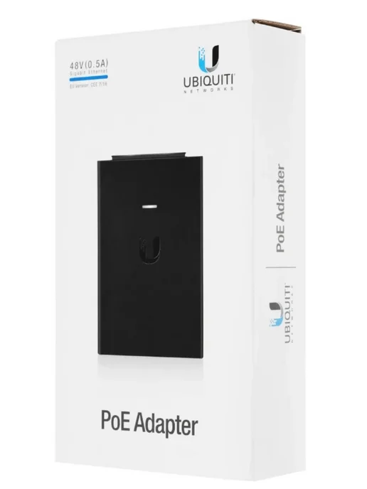 Ubiquiti Инжектор PoE POE-48-24W-G 10 100 1000BASE-T, черный, фото 2