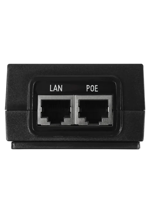 Ubiquiti Инжектор PoE POE-48-24W-G 10 100 1000BASE-T, черный, фото 4