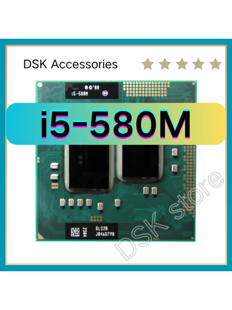 Процессор Core i5-580M I5 580M 3 МБ 2,66 ГГц PGA988 CPU