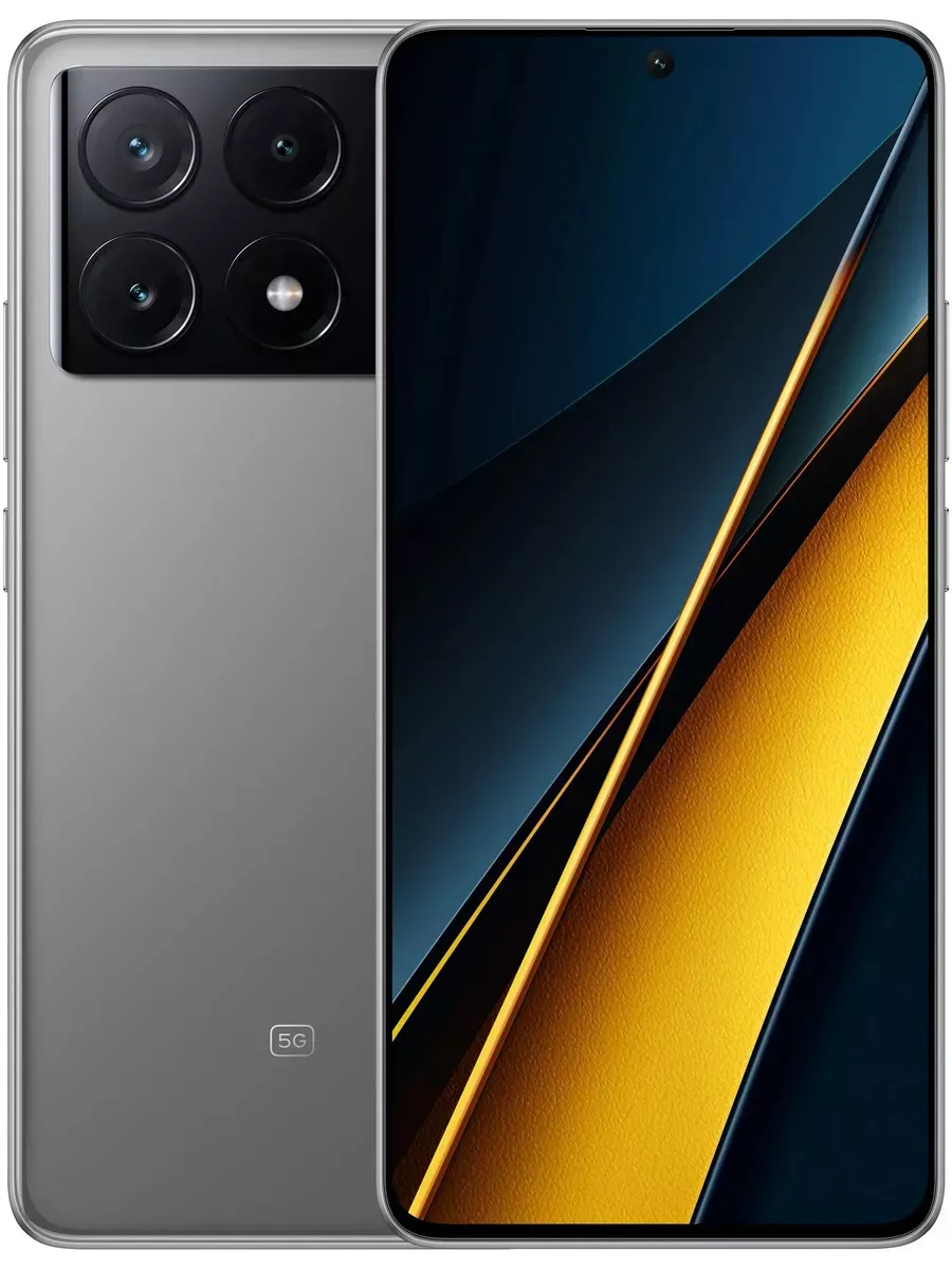 Смартфон Poco X6 pro 12 512Гб серый РСТ Xiaomi 310097864 купить за 34 742 ₽ в интернет‑магазине Wildberries
