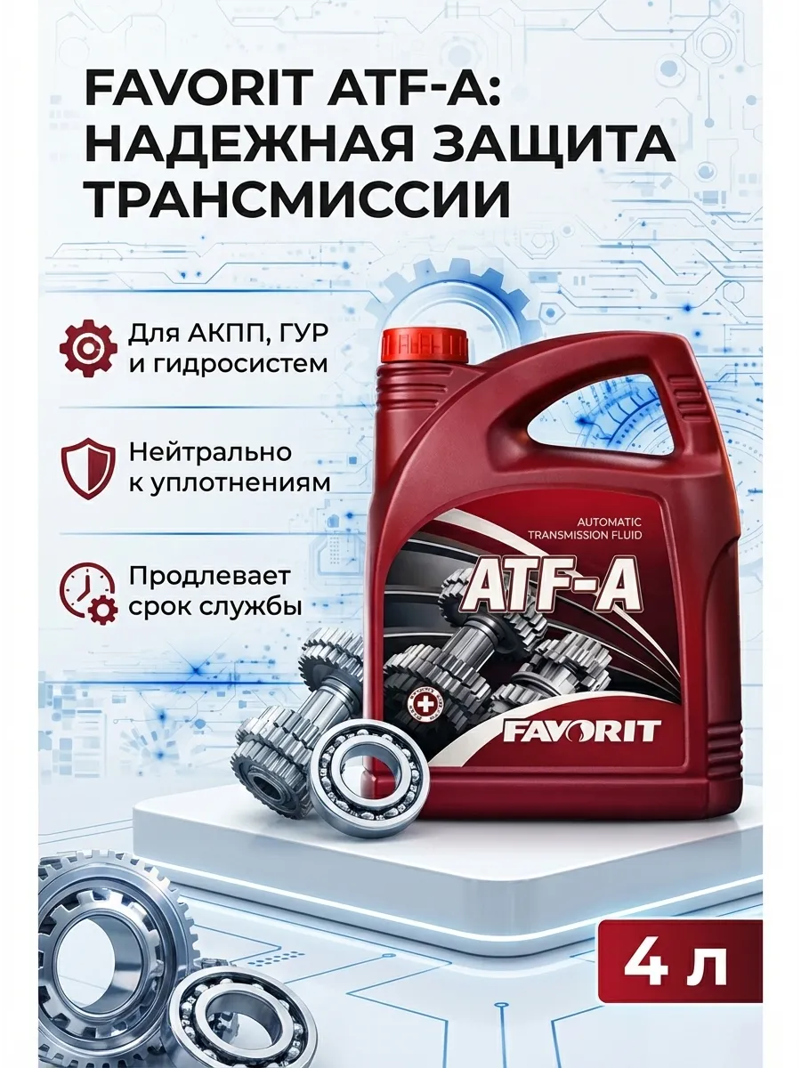 Жидкость гидравлическая для АКПП ATF-A 4л