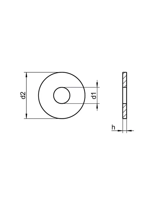 ГОСТ 11371-78 Шайба алюминиевая М12 (12х20х2,0) комплект-10 штук, 20x2.0, фото 2