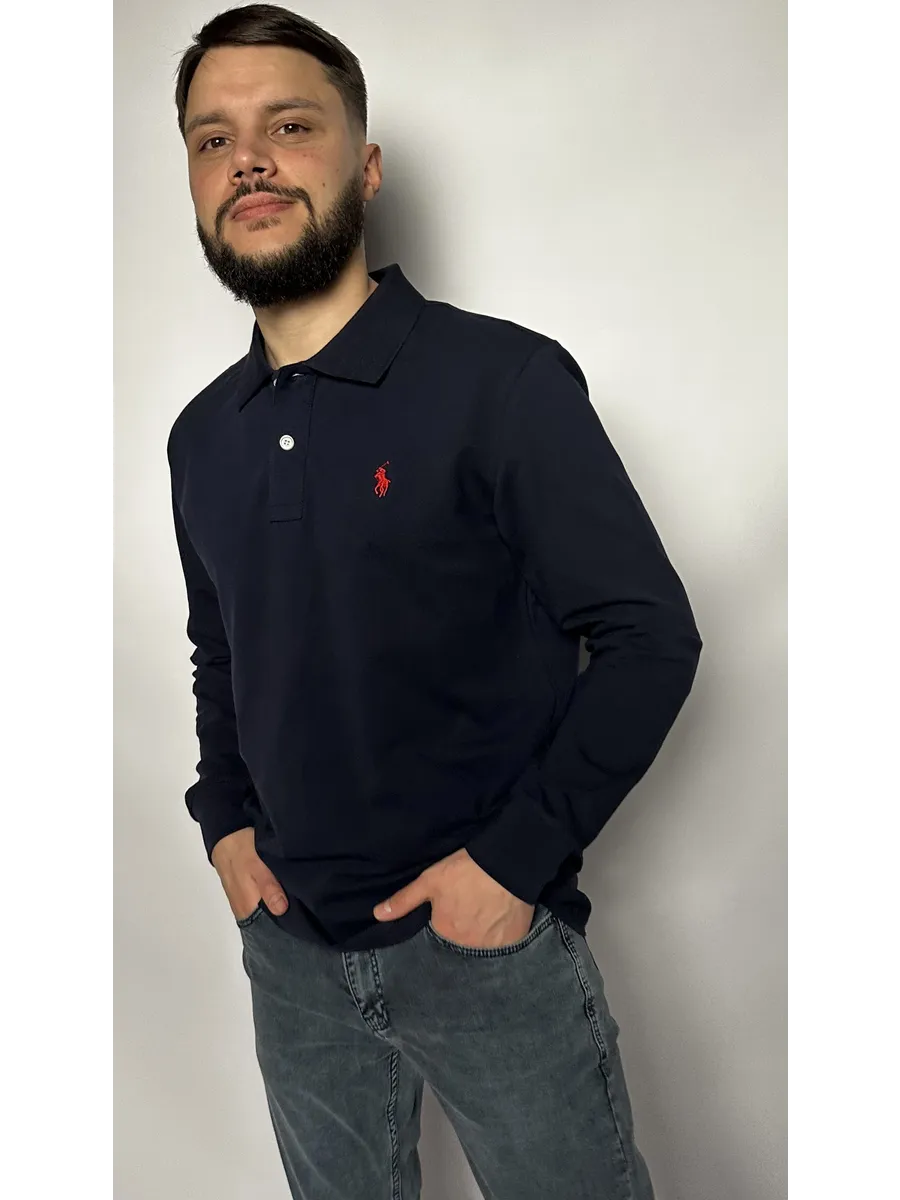 Поло Polo Ralph Lauren с длинным рукавом