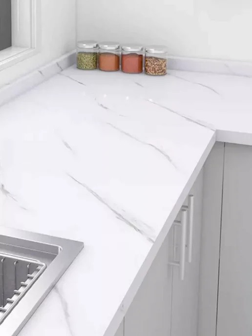 kitchen mig Пленка самоклеящаяся для мебели кухни и ванной пвх, 2 шт, фото 5