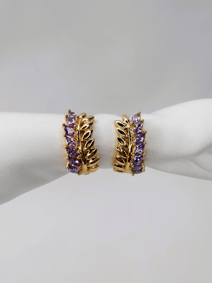 Серьги повседневные, классические 1,5 см.