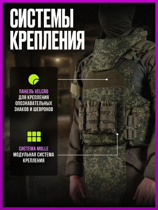 АРМИ МОЛЛ Тактический бронежилет UNIVERSAL ARMOR пиксель, вариант, фото 4