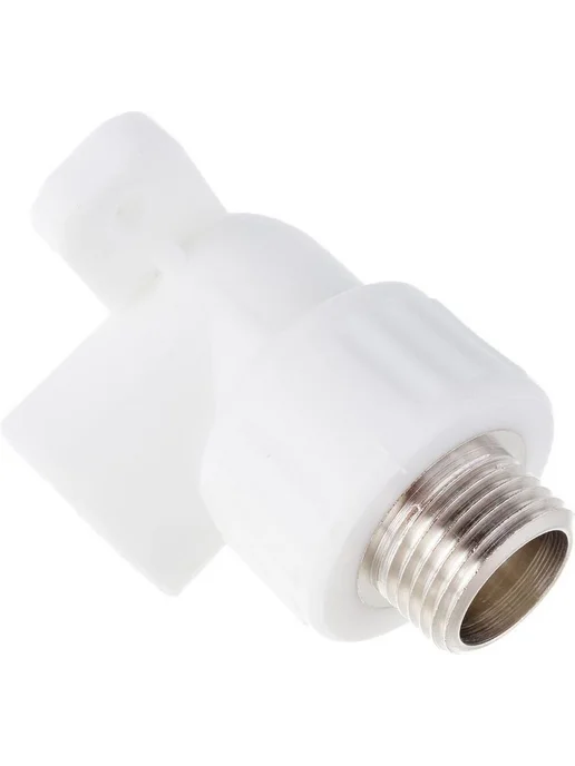 VALFEX Комбинированный угольник PP-R белый, 20х1 2 дюйма НР, 2 шт, 20x1, 2 шт, фото 3