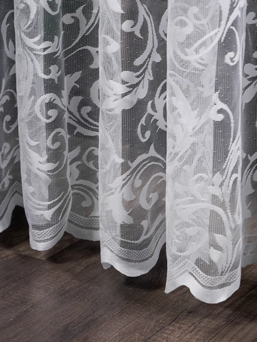 Textil-Home Тюль с узором 200х250 см на шторной ленте, 200x250 см, фото 4