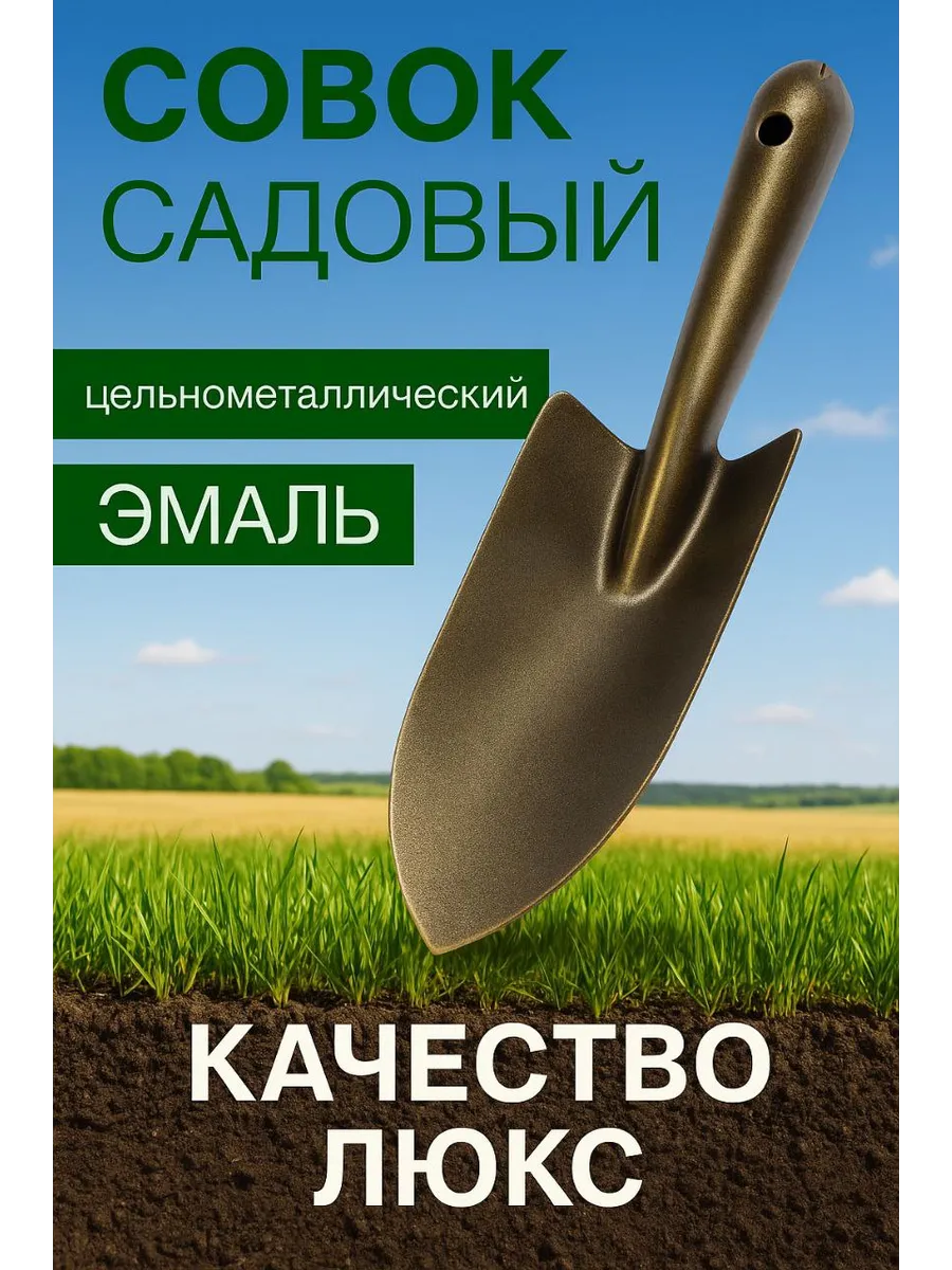Совок садовый лопата посадочная для дома и дачи