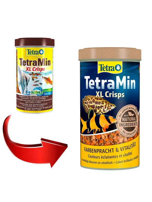 TETRA Корм для рыбок TetraMin Pro XL Crisps крупные чипсы 500мл 4ш, 500 мл, фото 2