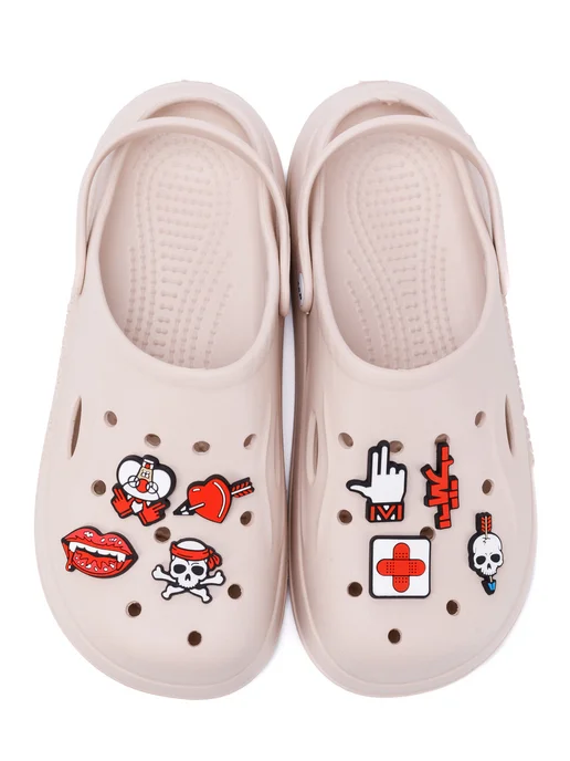 МАРС АРМС Набор джиббитс для обуви крокс, украшения для crocs, черный, фото 2