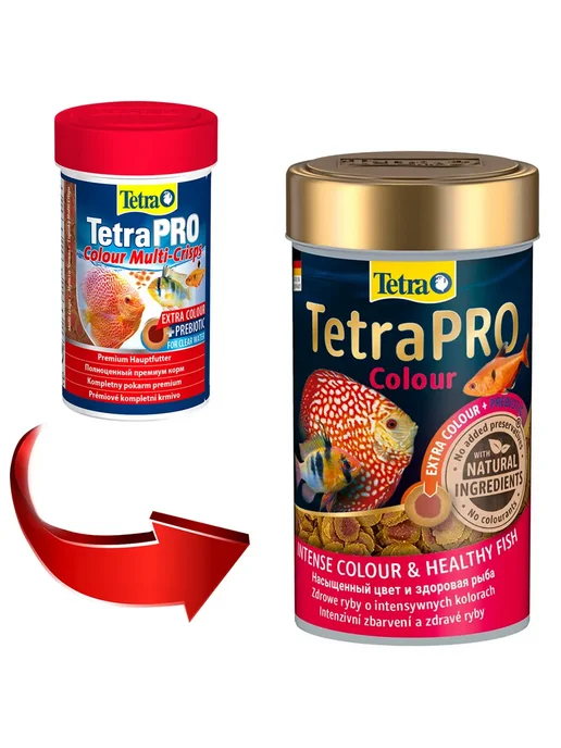 TETRA Корм для рыбок аквариумных Pro Colour для окраса 100 мл, 100 мл, 2 шт, фото 2