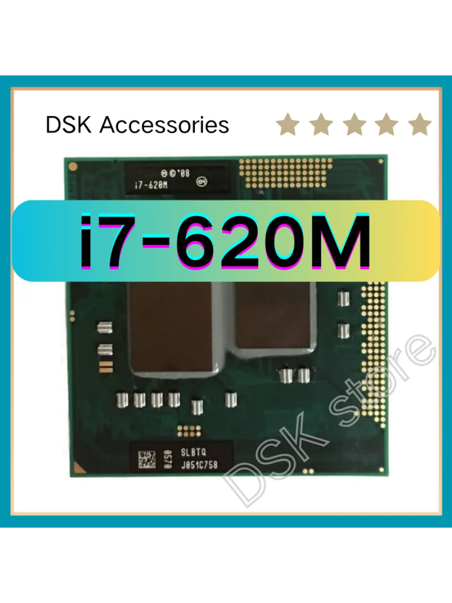 Процессор Core I7 620m i7-620M 4 МБ 2,66 ГГц 3333 МГц CPU