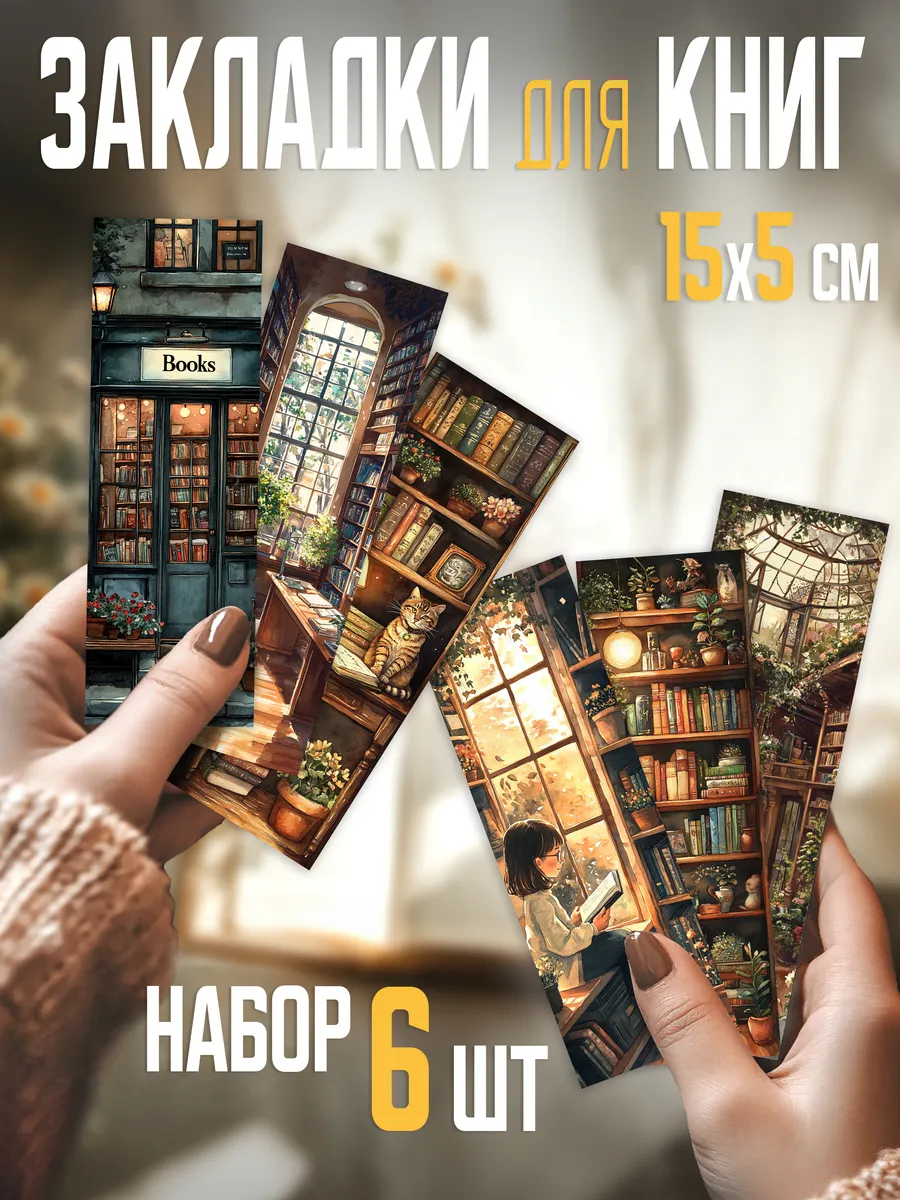 Закладки для книг набор