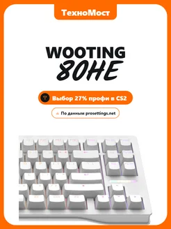 Игровая клавиатура Wooting 80HE ZINC WHITE v2 Wooting 310626053