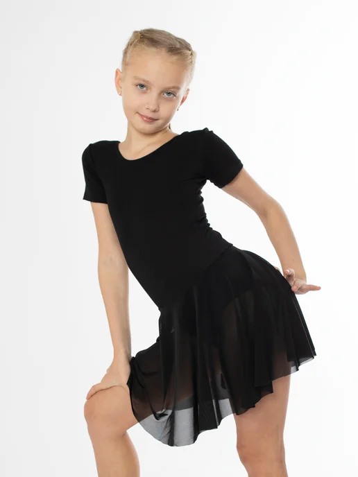 Claudia For Kids Купальник гимнастический с юбкой, вариант