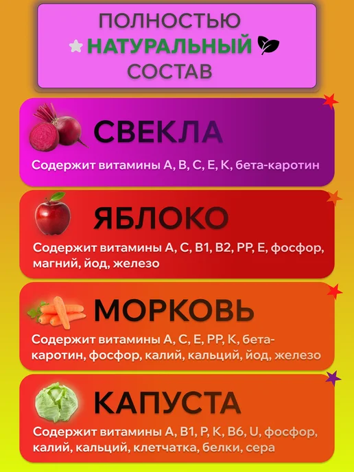 Зеленый Горшочек Набор порошков для смузи. Щетка + яблоко-морковь, зеленый, фото 2