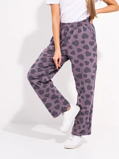 Брюки с принтом