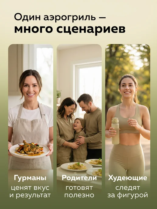 ДомКомфорта Аэрогриль 2 чаши с разделителем, 4,5+4,5 л, 4,5 л, фото 8