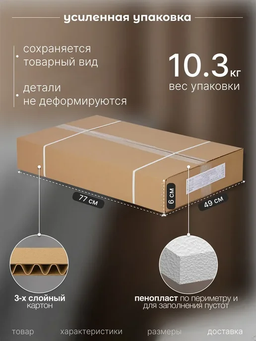 Мебельная фабрика 1+1 Стол журнальный прикроватный с полкой 75х47 см графит, вариант, фото 6