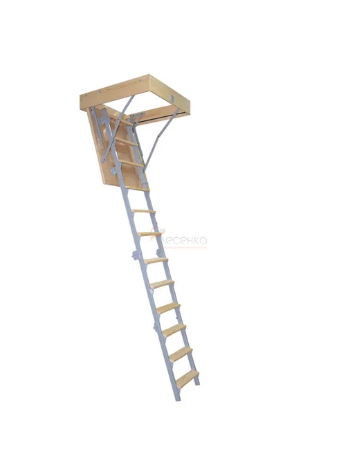 Лесенка Деревянная чердачная лестница ЧЛ-06 700х800, 700x800, фото 3