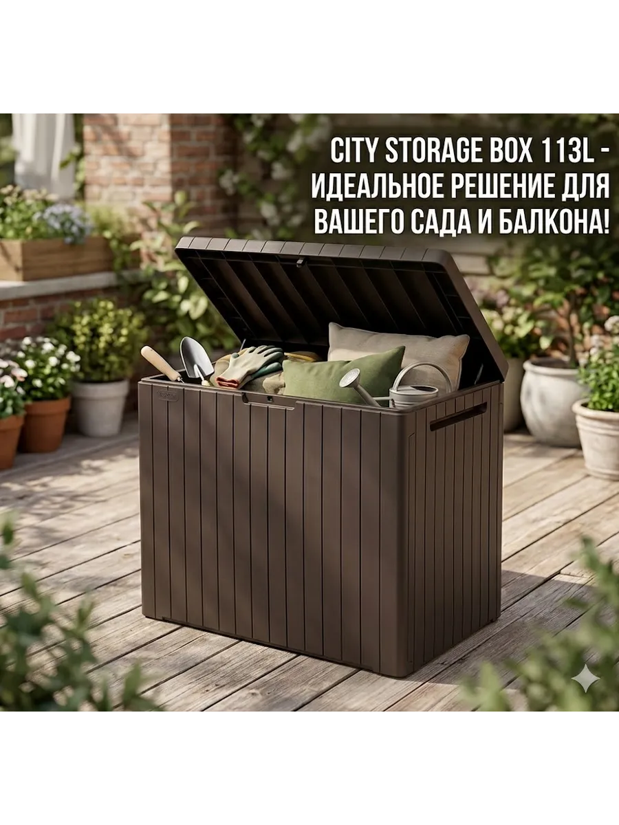 Сундук садовый City box 113 L