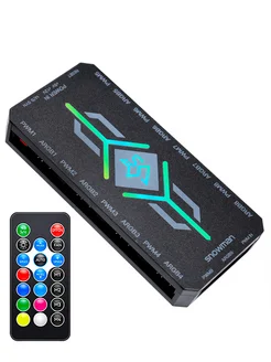 Контроллер вентиляторов 5V 3PIN ARGB 4pin pwm SATA + ДУ CROCOdeal 311048576 купить за 948 ₽ в интернет-магазине Wildberries