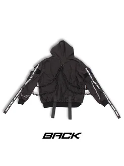 ♡lm♡ куртка с цепями custom molodost' 311124164 купить за 8274 ₽ в