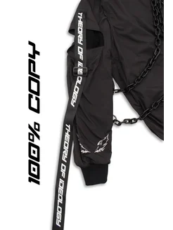 куртка с цепями custom molodost' 311124164 купить за 8274 ₽ в