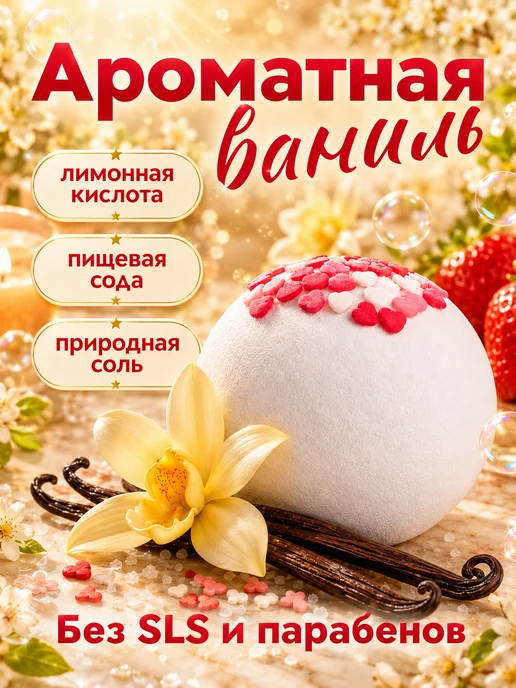 Сandy bath bar Бомбочки для ванны подарочный набор bonbons 360гр, 360 г, фото 5