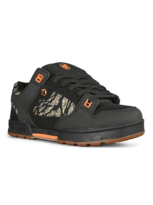 DVS Кеды низкие MILITIA Black Jungle Camo Nubuck, черный, фото 2