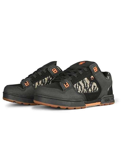 DVS Кеды низкие MILITIA Black Jungle Camo Nubuck, черный, фото 3
