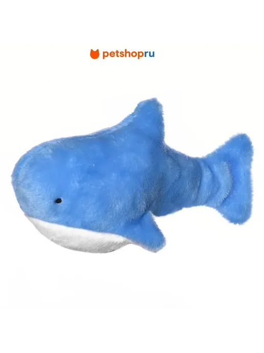 PetShop Игрушка для собак и кошек мягкая акула 11 см, голубой, фото 2