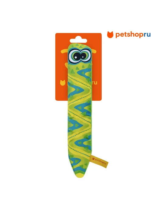 PetShop Игрушка для собак и кошек мягкая питон с пищалкой 30 см, вариант, фото 2