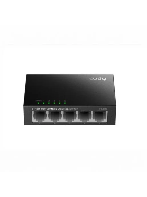 Cudy Коммутатор FS105 5-Port 10 100 Mbps Metal Switch, вариант, фото 2