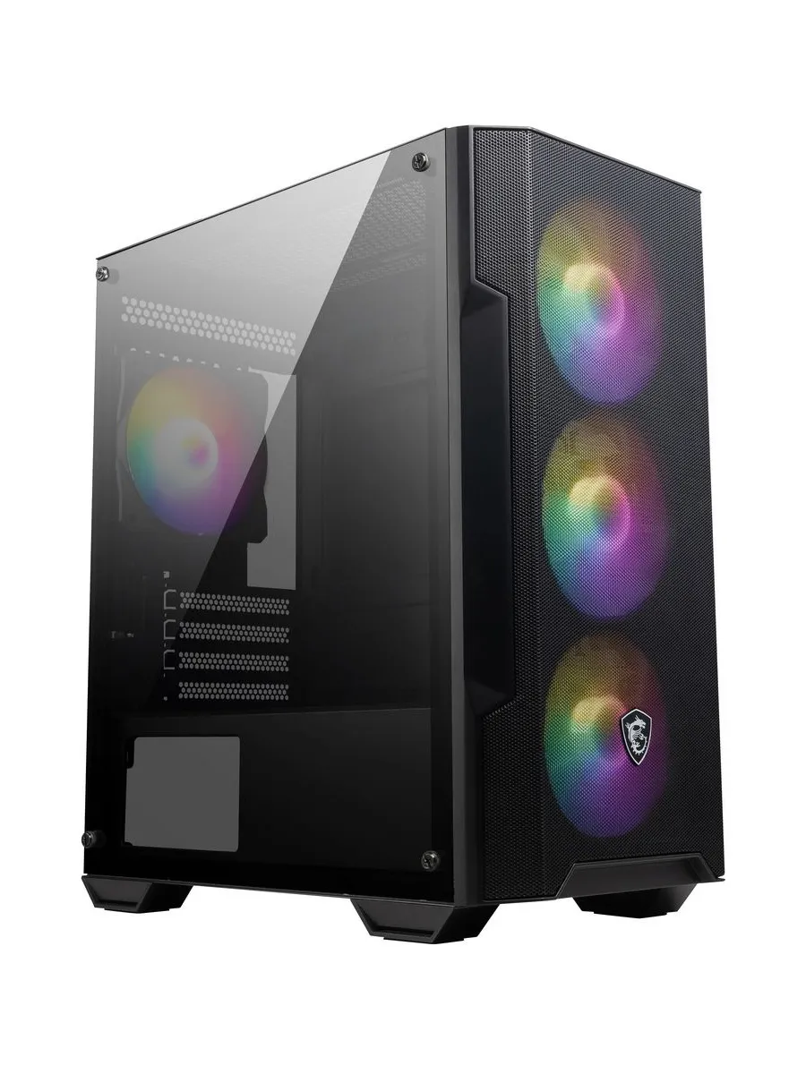 Корпус MAG Forge M100A черный без БП mATX 2x120mm 2xUSB2