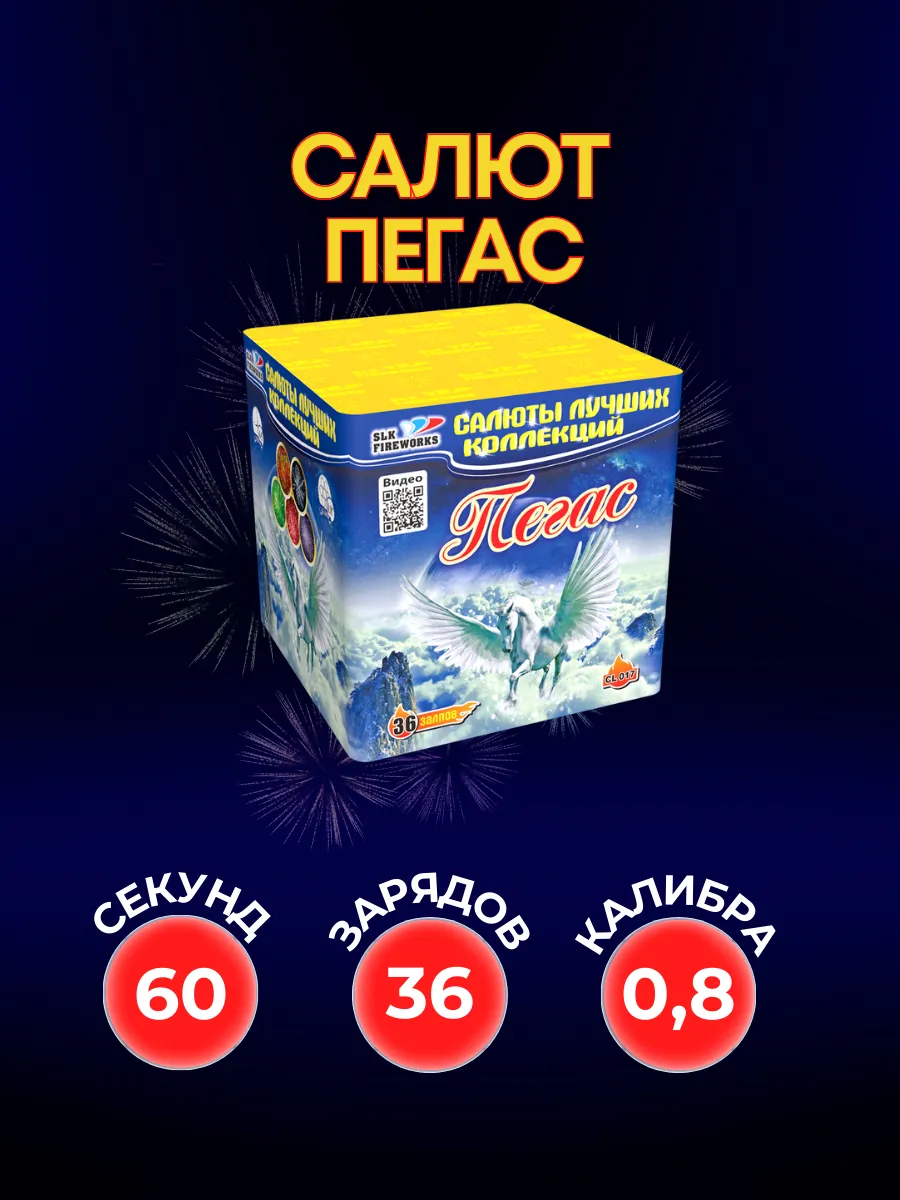 Салют фейерверк Пегас