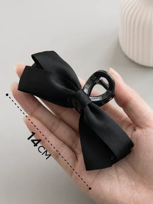 ClickClack Крабик для волос большой бант, вариант, фото 4