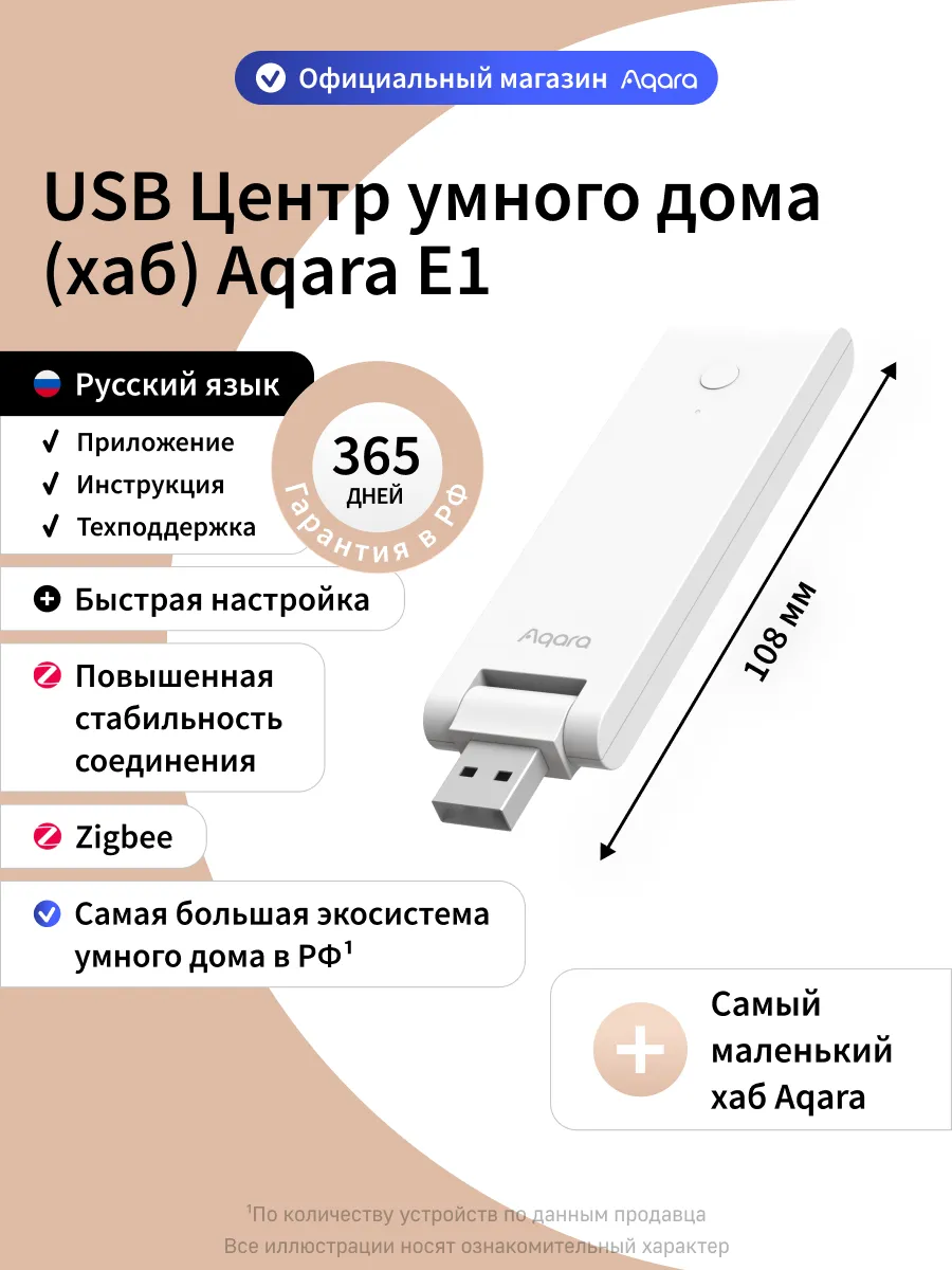USB Центр умного дома (хаб) E1 HE1-G01