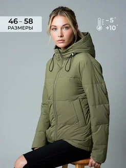 Куртка демисезонная с капюшоном легкая Outer Chic 311811854 купить за 5 776 ₽ в интернет-магазине Wildberries