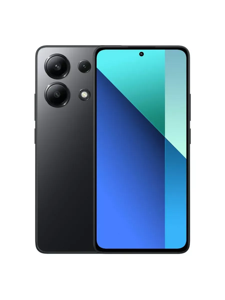 Смартфон Redmi Note 13 6 128 ГБ черный РСТ NFC Xiaomi 311820591 купить за 27 356 ₽ в интернет‑магазине Wildberries