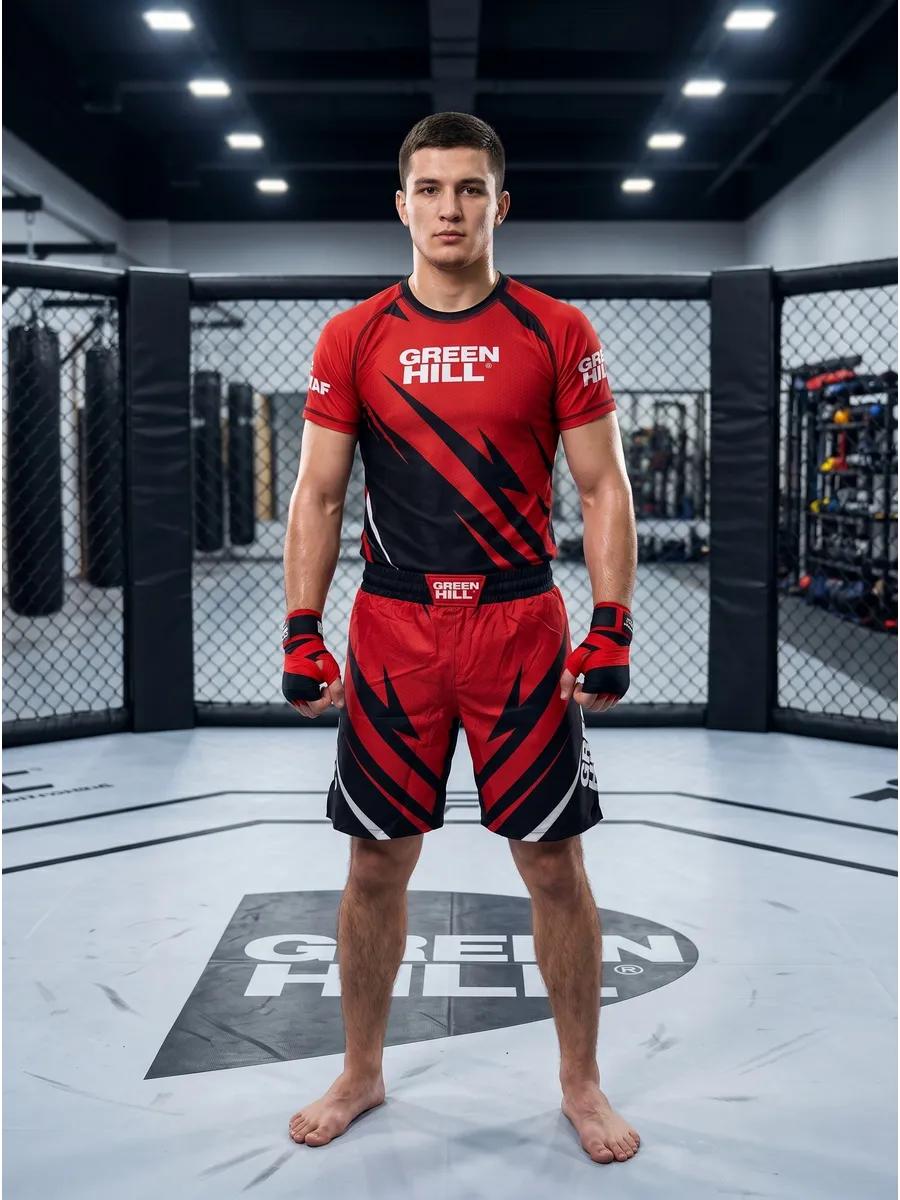 Рашгард детский спортивный комплект GREEN HILL IMMAF
