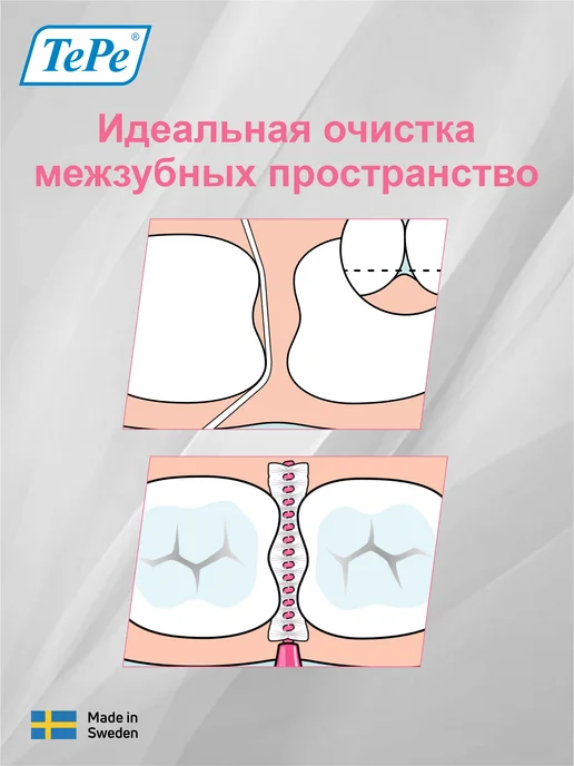 TePe Межзубные ершики Interdental Brush mixed, розовый, фото 5