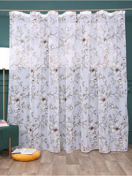 Amina TullStayle Тюль органза 200х250 см в гостиную и спальню, 200x250 см, фото 3
