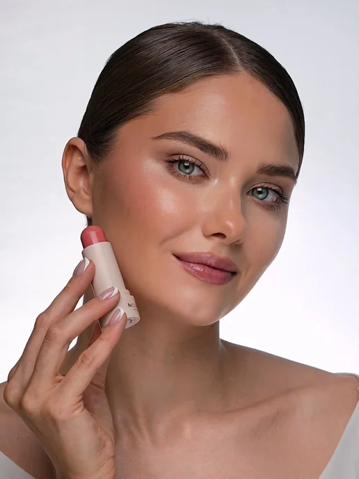 Morena Cosmetics Румяна для лица в стике 402, оранжевый, фото 2