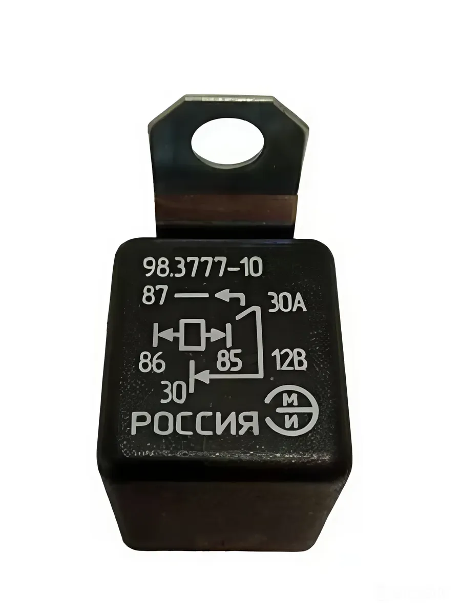 Реле универсальное 4-контактное без кронштейна 12В 30А