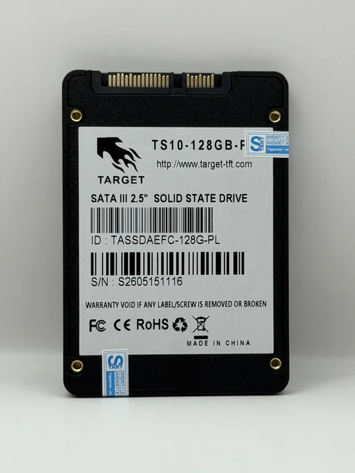 Target Накопитель SSD 2.5" 128Гб TS10-128GB-PL TLC SATAIII, 128 ГБ, фото 7
