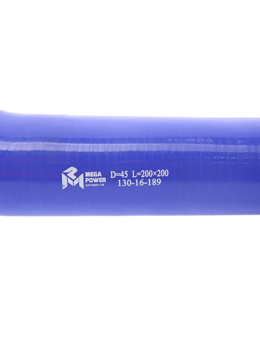 MEGAPOWER Патрубок угловой силикон (L200х200мм,d45 90град.) MEGAPOW, вариант, фото 2