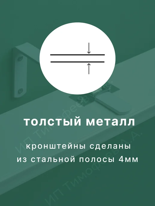 Кронштейны для карнизов 18 см, 4 шт, 6 шт, фото 4