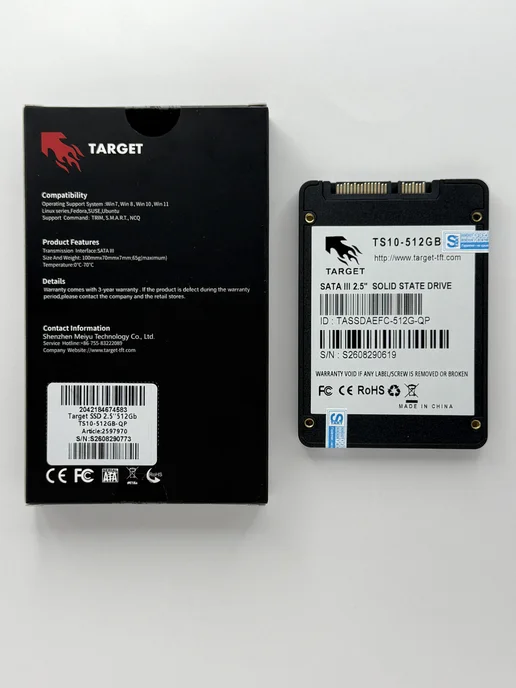 Target Накопитель SSD 2.5" 512Гб TS10-512GB-QP SATAIII, 512 ГБ, фото 3